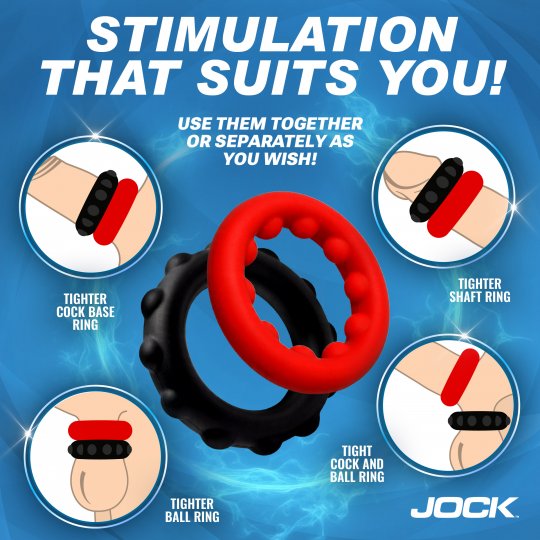Weighted Silicone C-Ring Set