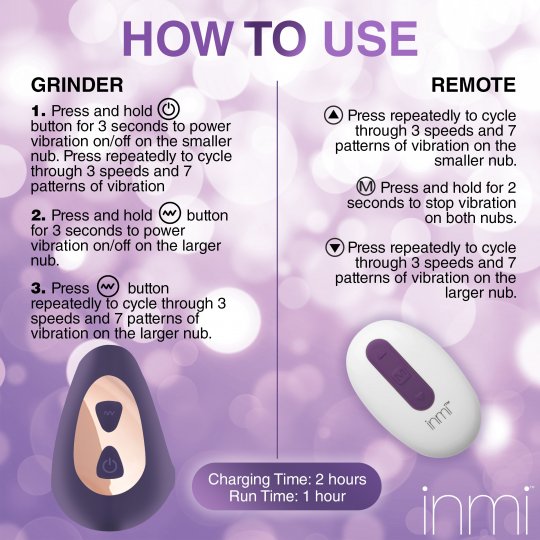 Ride and Grind 10X Vibrating Silicone Sex Grinder