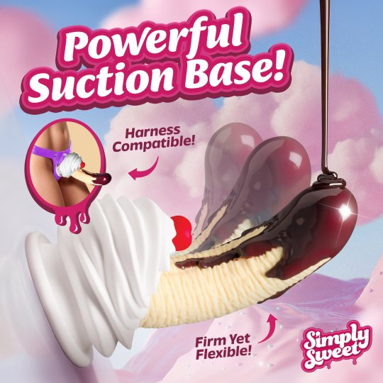Simply Sweet Chocolate Dipped Banana Split Premium Silicone Dildo