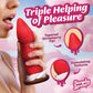 Strawberry Sweet Cream Premium Silicone Dildo
