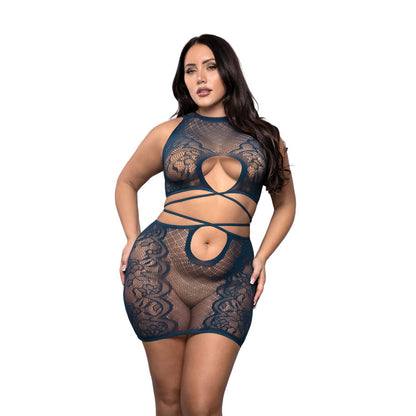 At Last Tie-Back Top & Skirt Queen Size