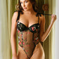 Stevie Floral Embroidered Bodysuit