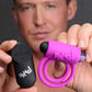 Remote Control 28X Vibrating Cock Ring and Bullet